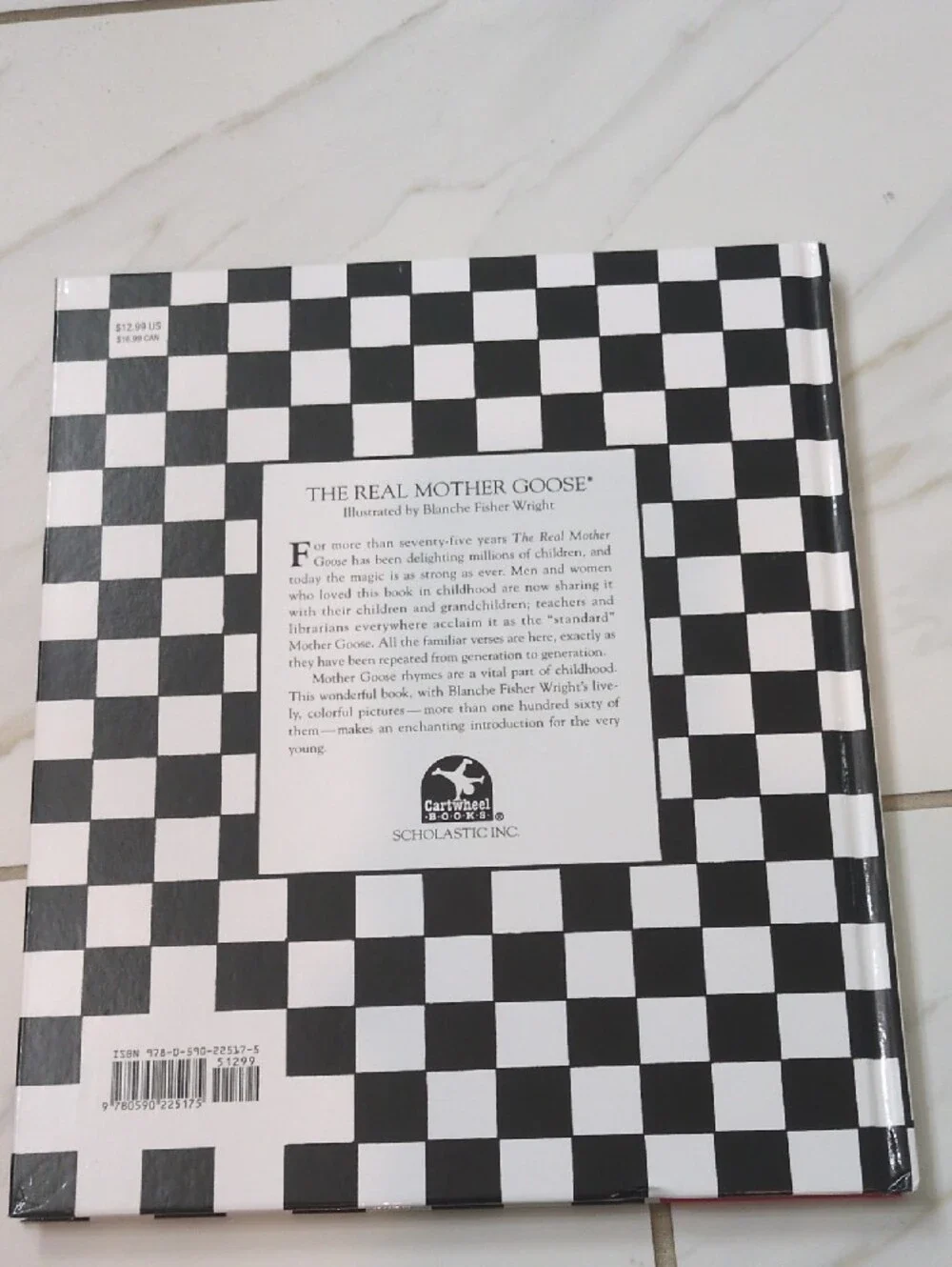 Scholastic-  The Real Mother Goose Hardcover Book